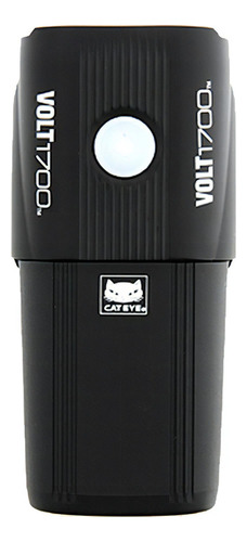 Luz Delantera Led Volt1700 2 Led Usb Recargable Cateye Color Negro