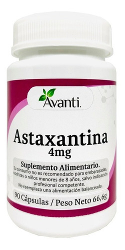 Astaxantina, 4mg, 90 Cápsulas Blandas