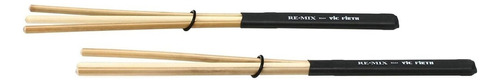 Vic Firth Rm4 Par De Escobillas Batería Percusión Color Negro