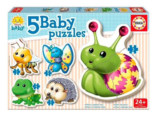 Puzzle  Baby  X 5 Puzzles Educa  18025 Canalejas