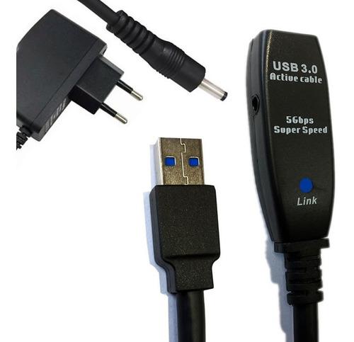 Extensão Usb 3.0 Amplificada De 15 Metros Win Cabos