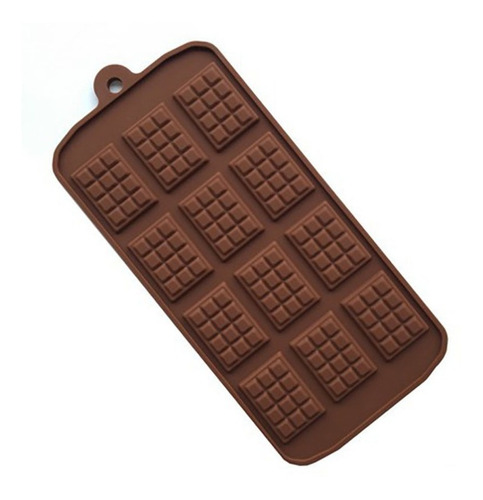 Molde  Silicon Mini Tabletas De Chocolate Pack De 2 Unidades