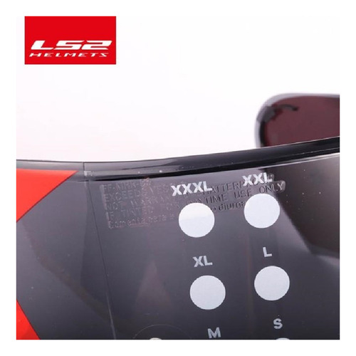 Su Mica For Espejo De Casco Ls2-ff390, Certificado Dot/ece