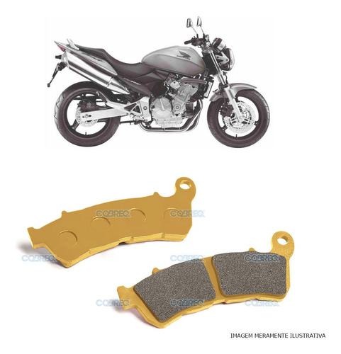 Pastilha Traseira Ceramica Cobreq Honda Cb 600f Hornet 2007-