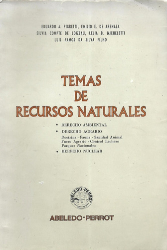 Temas De Recursos Naturales - Pigretti- Dyf