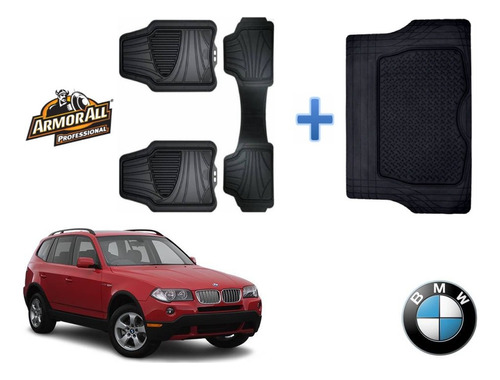 Tapetes Uso Rudo + Cajuela Bmw X3 2004 A 2010 Armor All