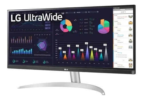 Monitor 29'' 21:9 Ultrawide Full Hd Ips Con Amd Freesync Color Blanco/negro 100v/240v