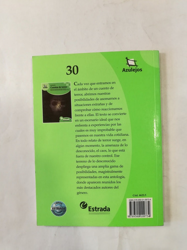 Imagen 2 de 4 de Antología Cuentos De Terror, Aa.vv., Estrada
