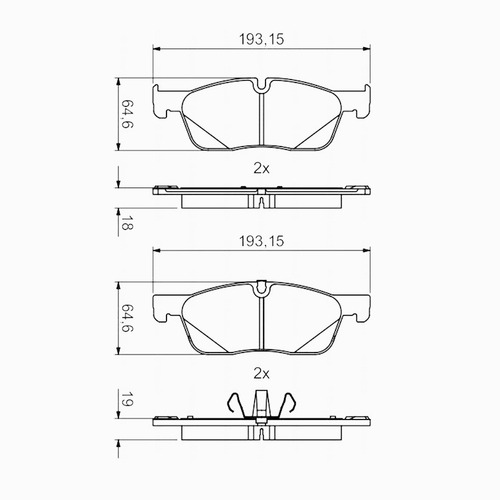 Kit Pastilha Freio Dianteira Traseira Discovery Sport 14...