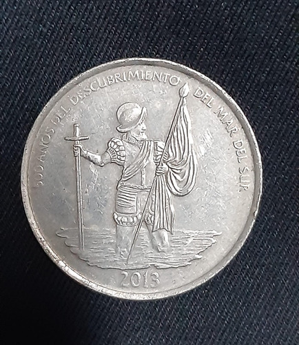 Moneda De Panamá 2013, Conmemorativa De Medio Balboa