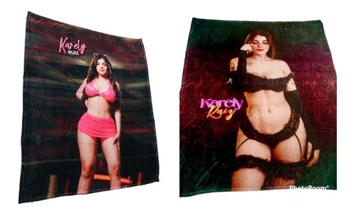 Pack Karely Ruiz 2 Frazadas Cobertor Matrimonial Providencia