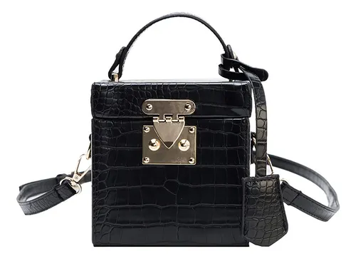 Bolso De Mano De Caja Cuadrada Para Mujer, Bolso De Hom...