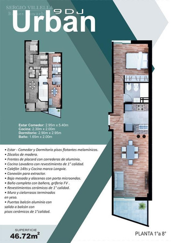 Imagen 7 de 7 de 9 De Julio 400 - 1 Dormitorio En Venta En Rosario