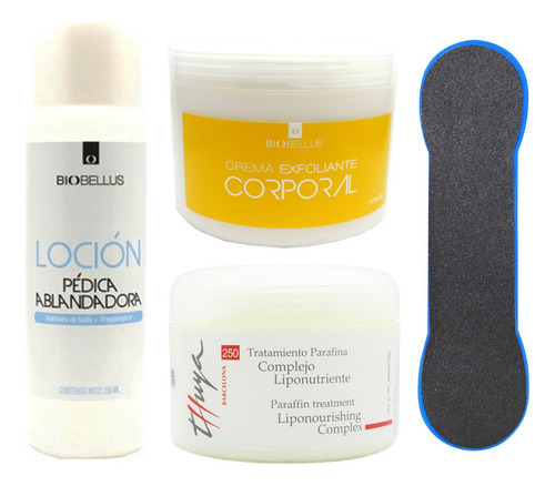 Kit Podologia Belleza Pies Removedor Callos Cremas Locion Fragancia Neutra