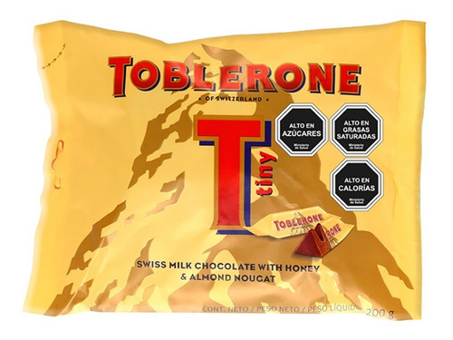 Imagen 1 de 1 de Chocolate Toblerone Mini Leche 200g