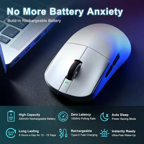Ratón Inalámbrico Vxe R1 Pro/promax 1k Con Sensor Paw3395se