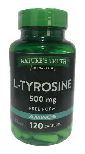 L-tyrosine, 500 Mg 120 Capsule - Unidad a $817