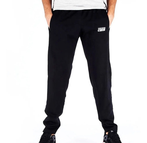 Converse Pantalon Lifestyle Hombre Negro-blanco Ras