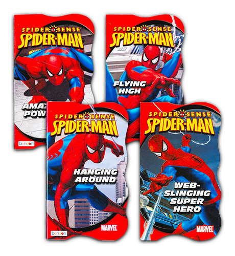 Marvel Spiderman Board Book Book Set - Bundle With 4 Increíb