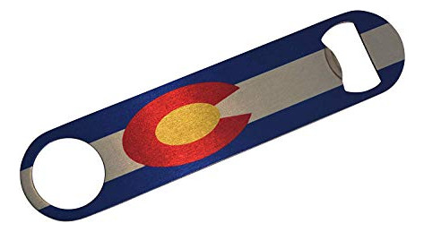 Abrebotellas De Bandera Del Estado De Colorado - Resistente