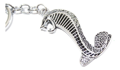 Chaveiro Ford Shelby Cobra Gt Mustang Maverick Cor Prateado