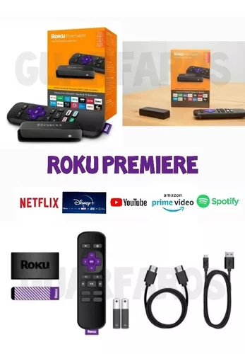 Convertidor Smart Tv Roku Premiere 4K HDR HD