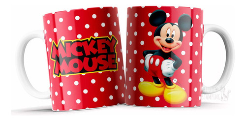 Taza Personalizada De Mickey Mouse Disney Dibujos Para Niños