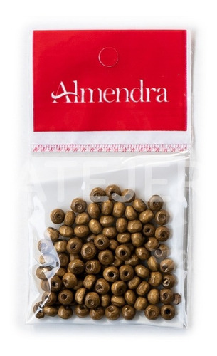 Imagen 4 de 9 de Formas De Madera Almendra Art M801 6mm X 12 Sobres