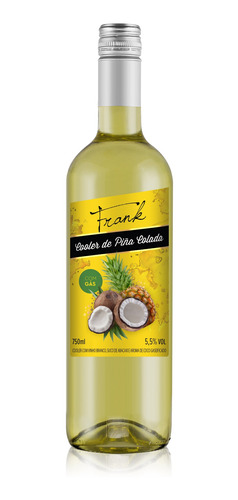 Cooler Pinãcolada (vinho Branco+abacaxi C/ Côco)750ml-frank