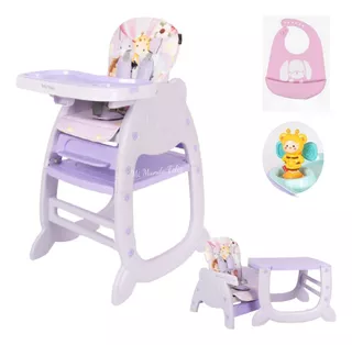 Silla De Comer Para Bebe 3 En 1 Babyhappy Con Juguete Musica