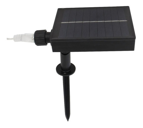 Imagen 5 de 5 de Luce Led Estrella Cortina Solar Exterior Navidad Guirnalda