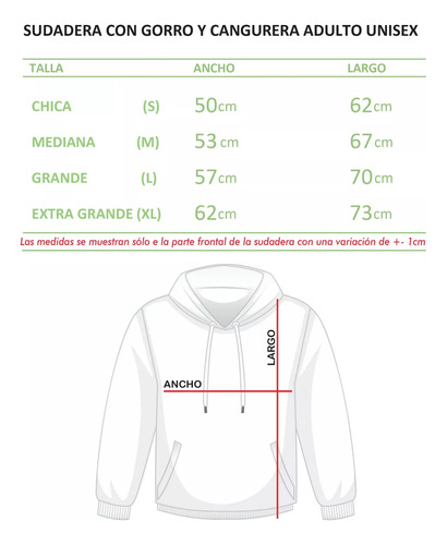 Sudadera Con Gorro Bordado Logo Hexagono Banda Musical M