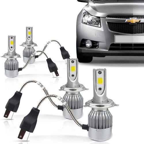 Kit Lampada Led Farol Milha Cruze 11 12 13 14