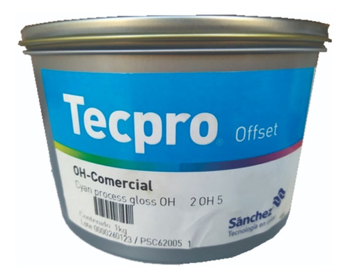 Tinta De Offset Azul De 2,5 Kg. Sanchez