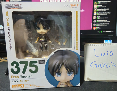 Nendoroid Eren, Mikasa, Armin, Emilia, Ram, Rem, Saitama (Usado)