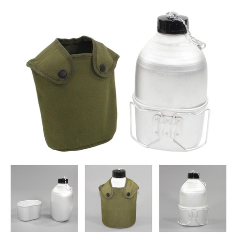Kit De Hervidor Portátil De 1 Litro Con Botella De Agua Y