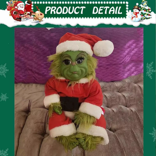 Adornos Navideños Peluche Grinch