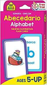 Alfabeto Tarjetas Flash Edicion Bilingüe Español