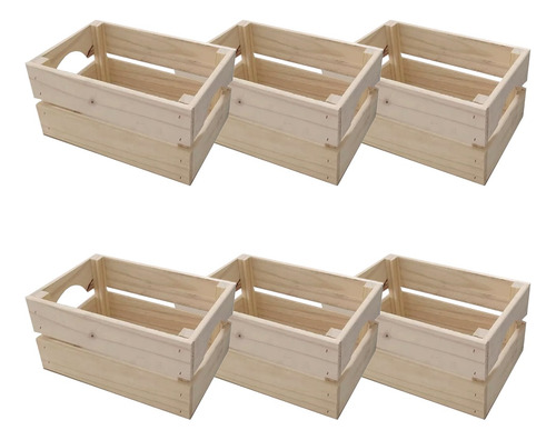 Cajones De Verduras Nuevos X 6 Unidades 30x20x15 Mundopino