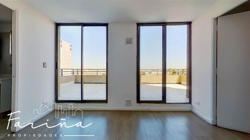 Arriendo Dpto Gran Terraza 1d,1b,estac.- Stgo, M.los Heroes