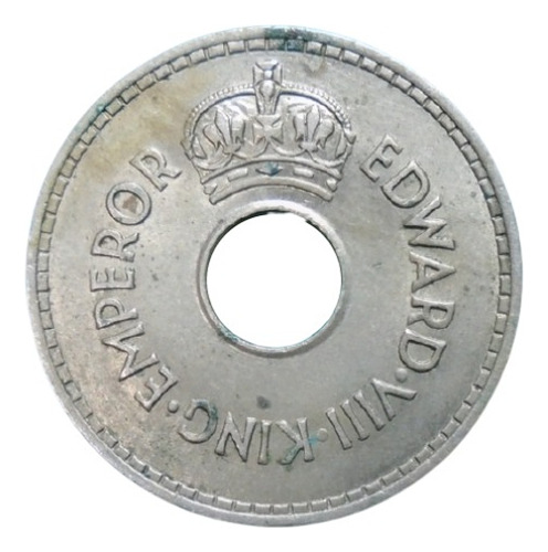 Nvs-moneda Fiyi 1 Penny 1936 Rey Edward Viii - 2ts#1 (Usado)
