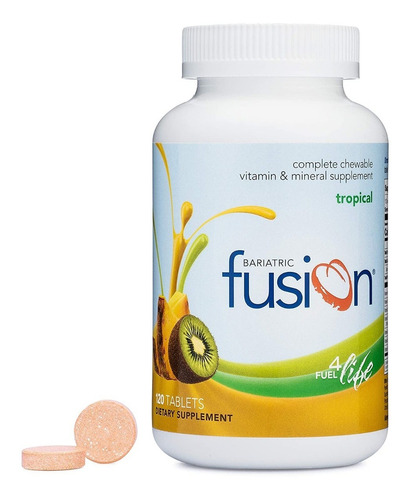 Bariatric Fusion Chewable Vitamina Mineral Mixberry 120 Tabl