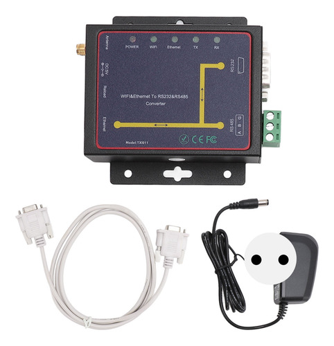 Adaptador De Red Rs232 Rs485, Convertidor De Servidor De Dis