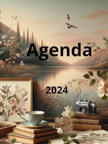 Agenda Premium 2024 - Día Por Página - Tapa Dura Elegante -