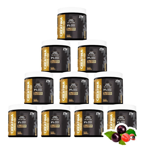 10x Creatina Power Juice 300g Importado - Preço Revenda