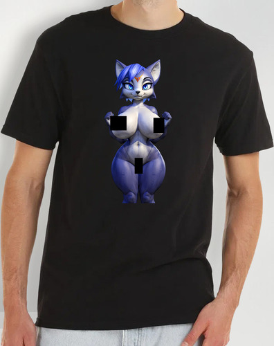 Playera Hentai Krystal Star Fox Ecchi Videojuego Hombre 2380