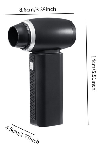 Ventilador De Mano, Secador De Cabello, Soplador Negro