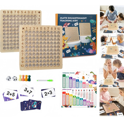 Juguetes Montessori De Madera Para Multiplicar
