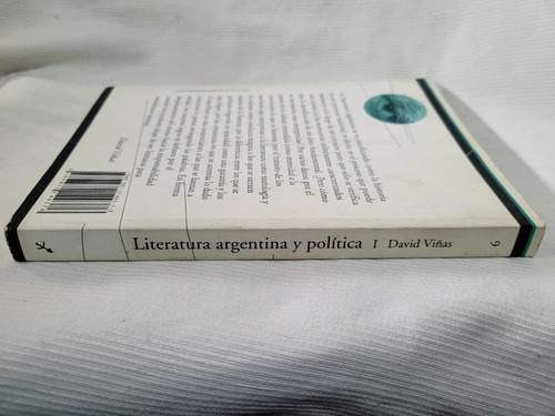 Imagen 2 de 10 de Literatura Argentina Y Politica David Viñas Santiago Arcos