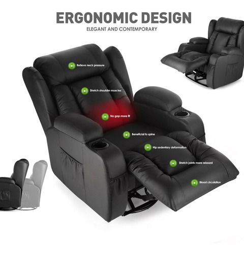 Ultimo Sillón Reclinable 10 En 1 Negro El Mejor Del Mercado (Reacondicionado)